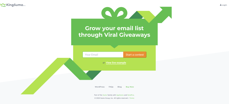KingSumo viral giveaways