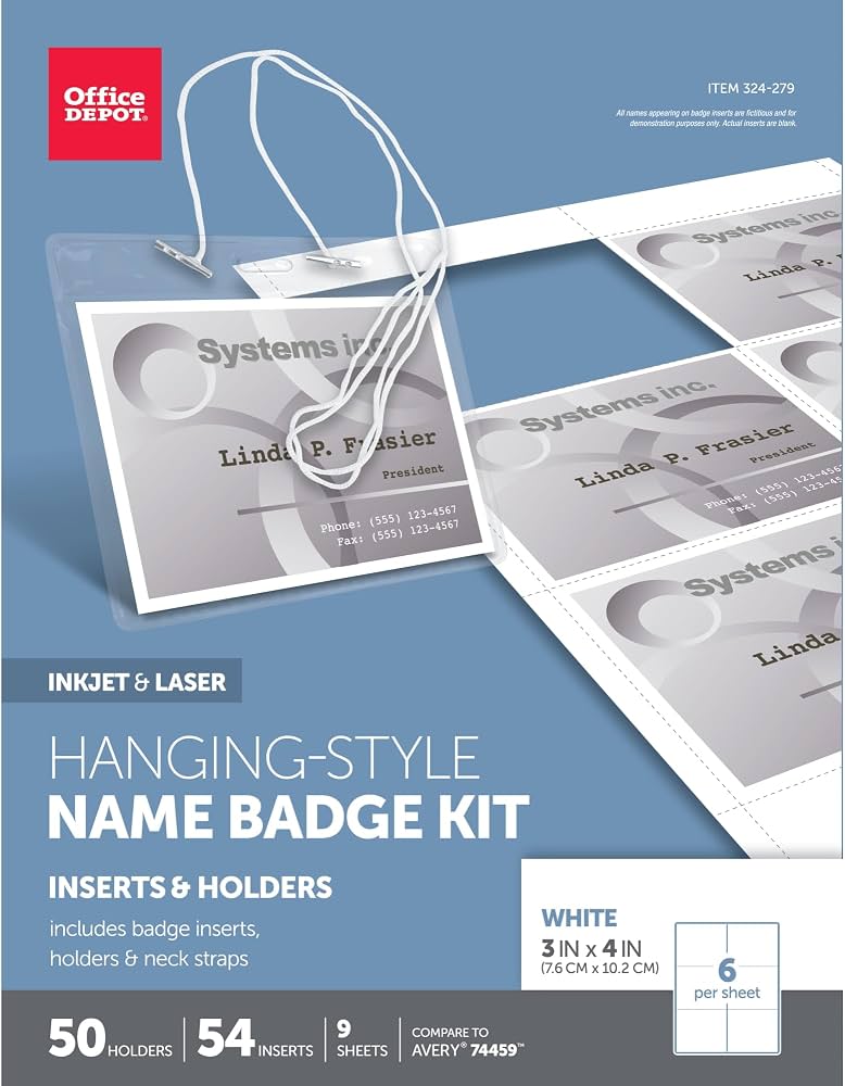 Event Badge Printing Kit