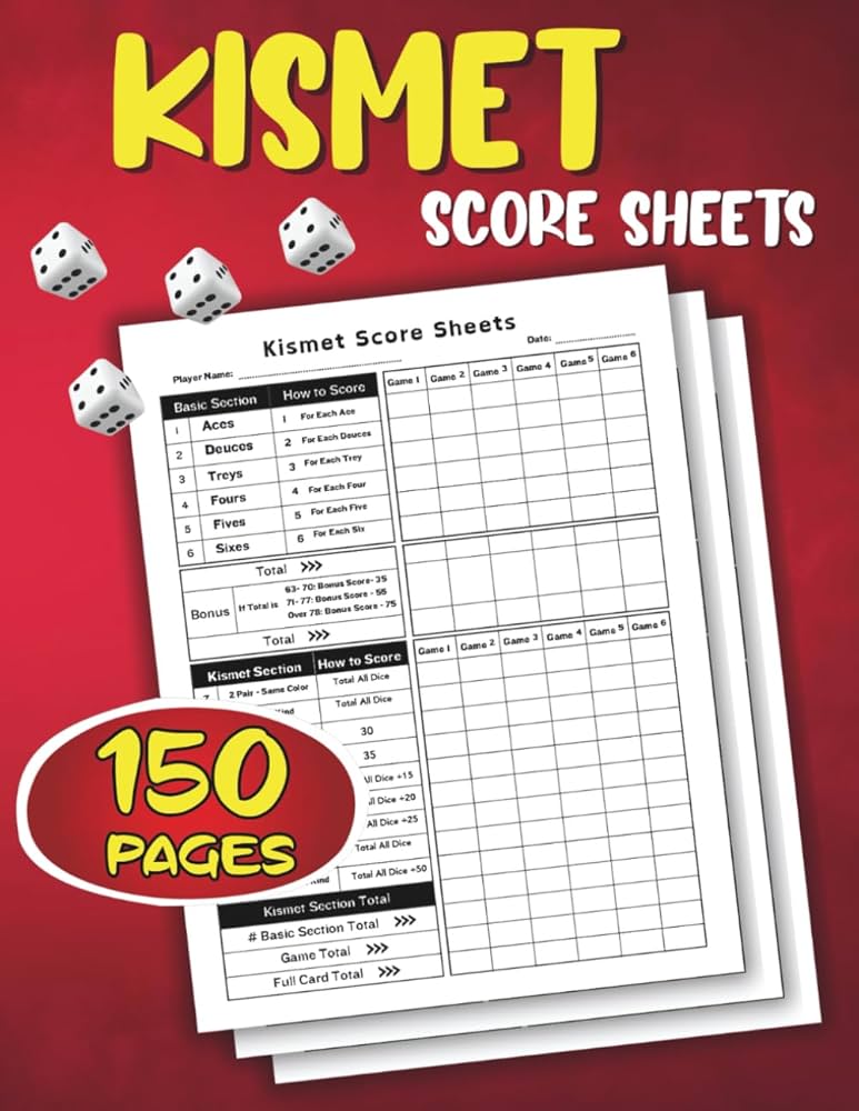 Professional Scoring Sheets
